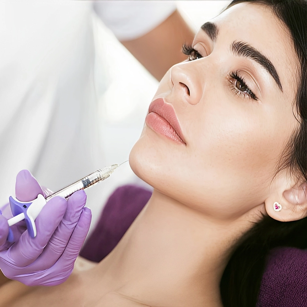 زاویه سازی صورت با تزریق فیلر