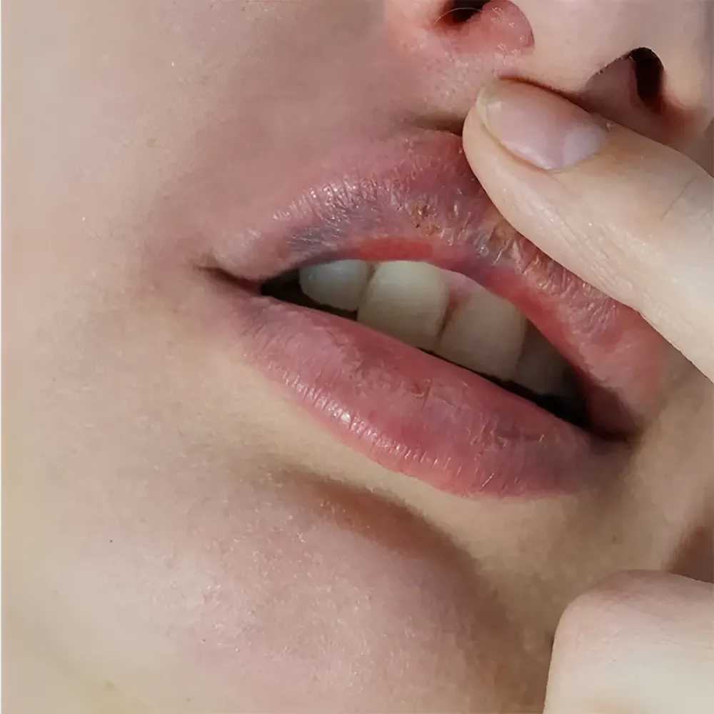 از بین بردن کبودی لب بعد از تزریق ژل