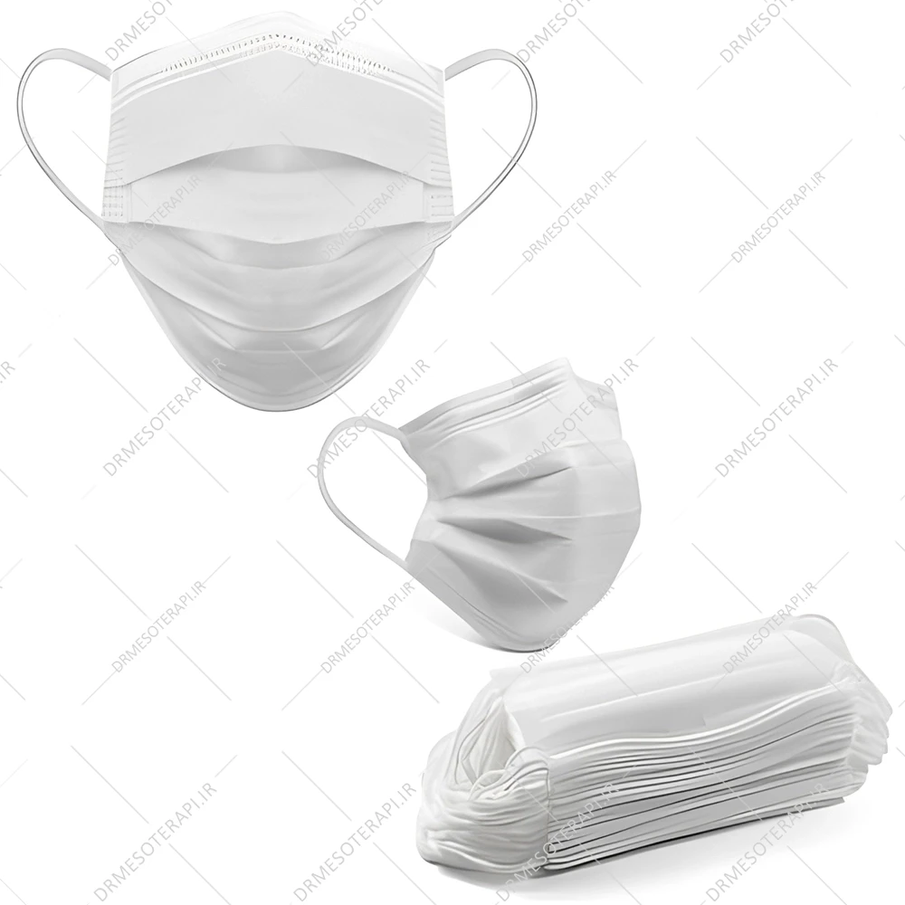 ماسک سه لایه کشدار