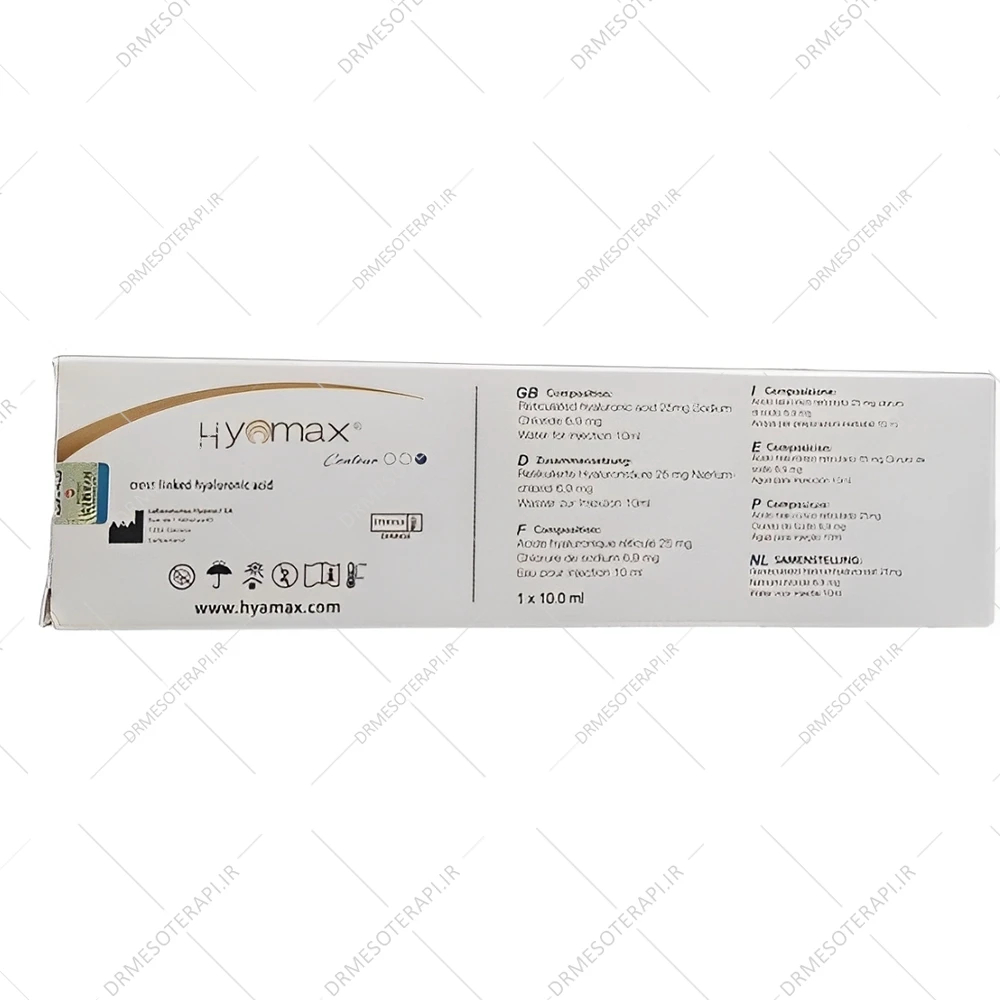 ژل فیلر هایومکس کانتور طلایی